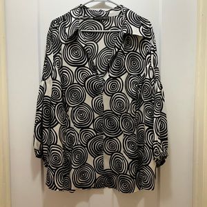 Lafayette148ny luxury silk blouse 2X